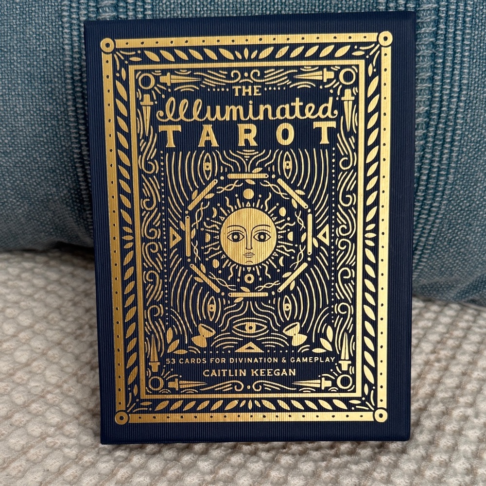 The Illuminated Tarot Deck - Navy & Gold